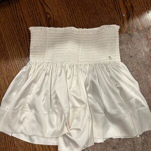 Elegant Cream Women's Skort